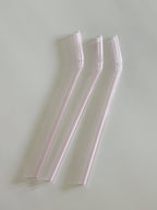 Curved Glass Straw Set (2 Pieces)