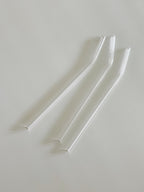 Curved Glass Straw Set (2 Pieces)