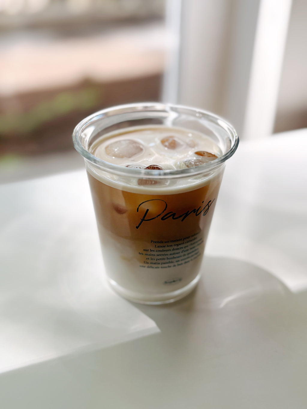 [Beigeberry Made] Paris Cafe Glass