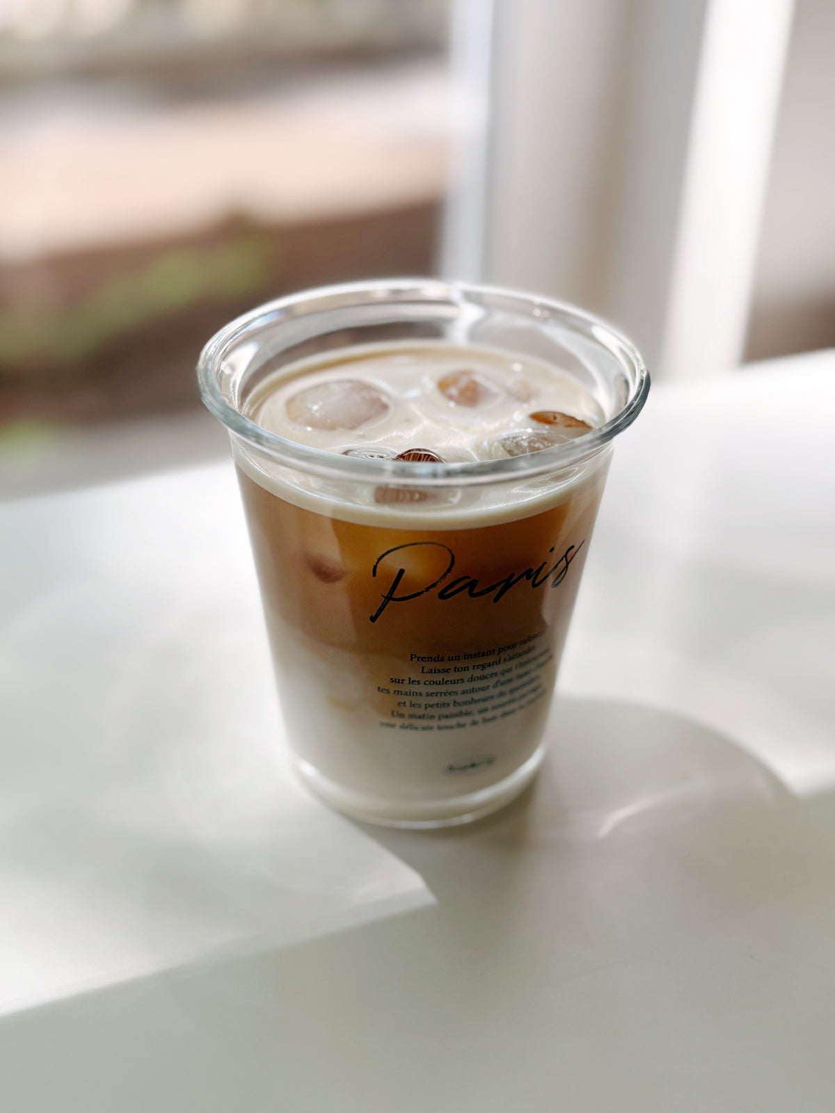 [Beigeberry Made] Paris Cafe Glass