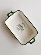Raulens Green - Double-Handled Rectangular Baking Dish
