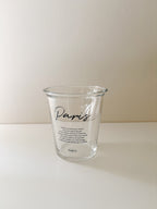 [Beigeberry Made] Paris Cafe Glass
