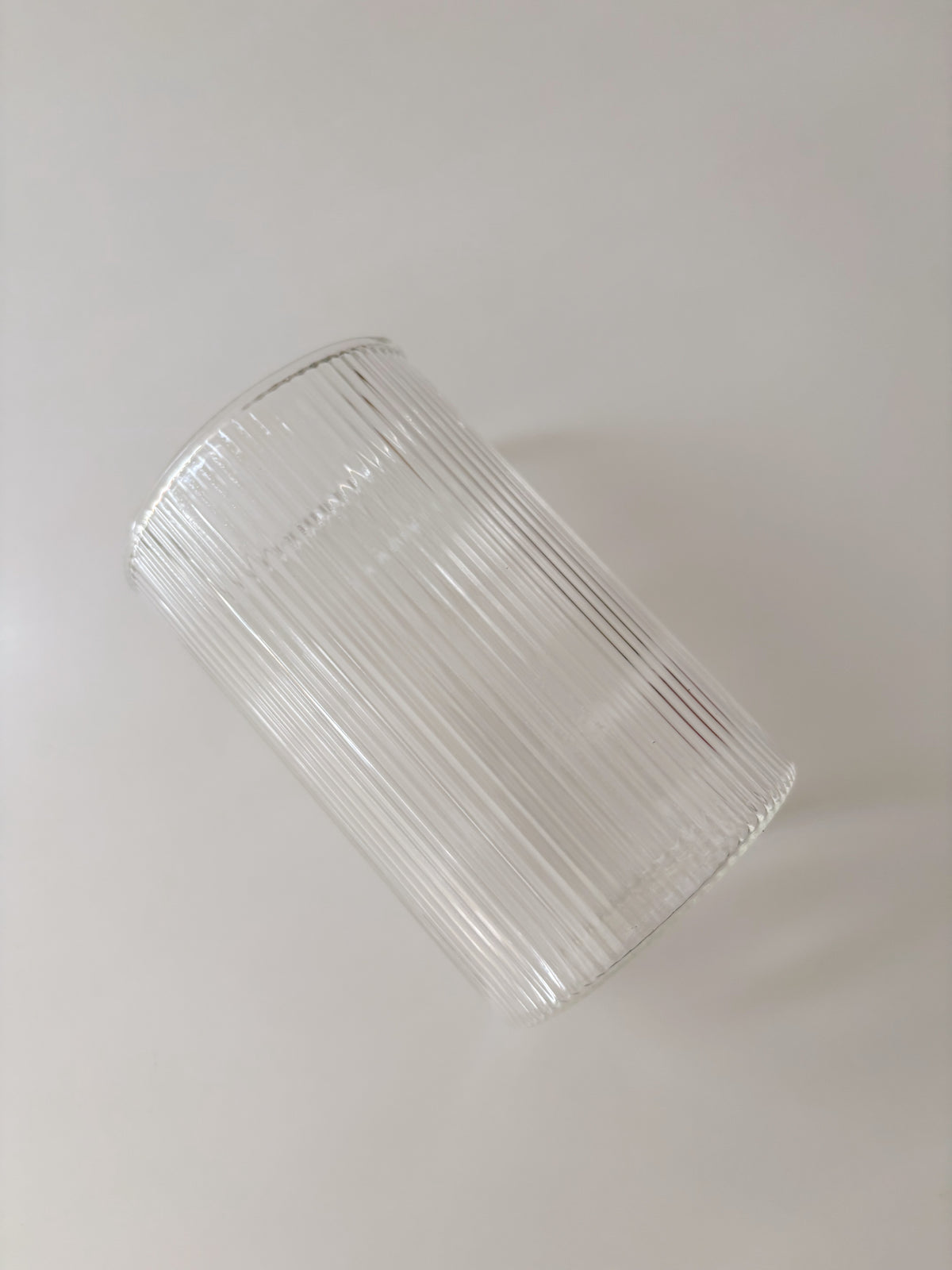 Everyday Ribbed Drinking Glass