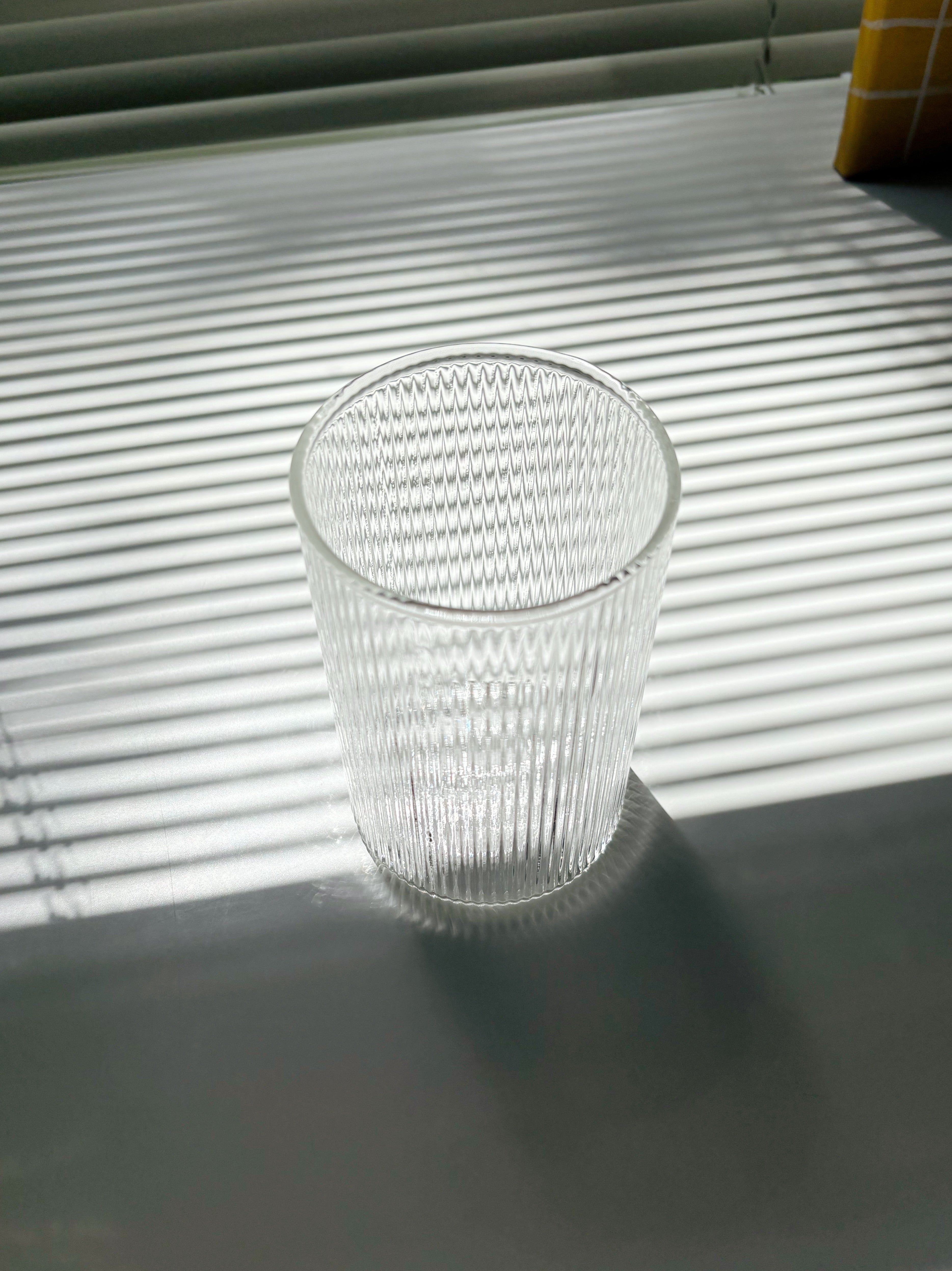 Everyday Ribbed Drinking Glass