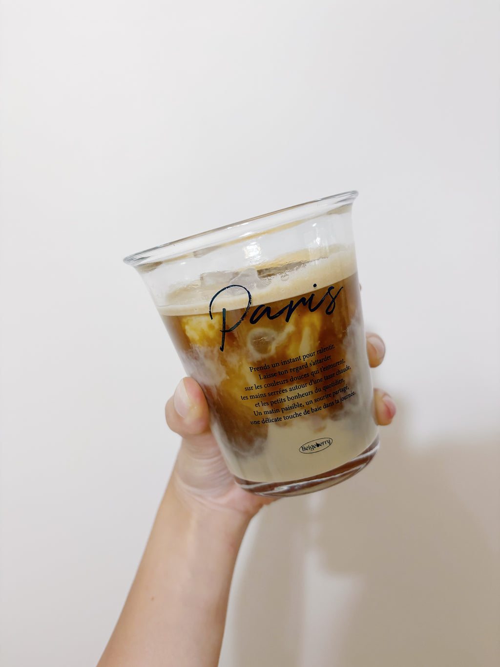 [Beigeberry Made] Paris Cafe Glass