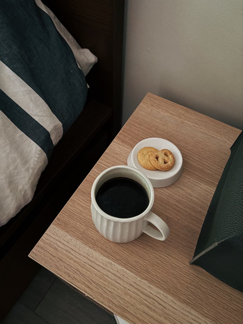 Oatmeal Ribbed Mug