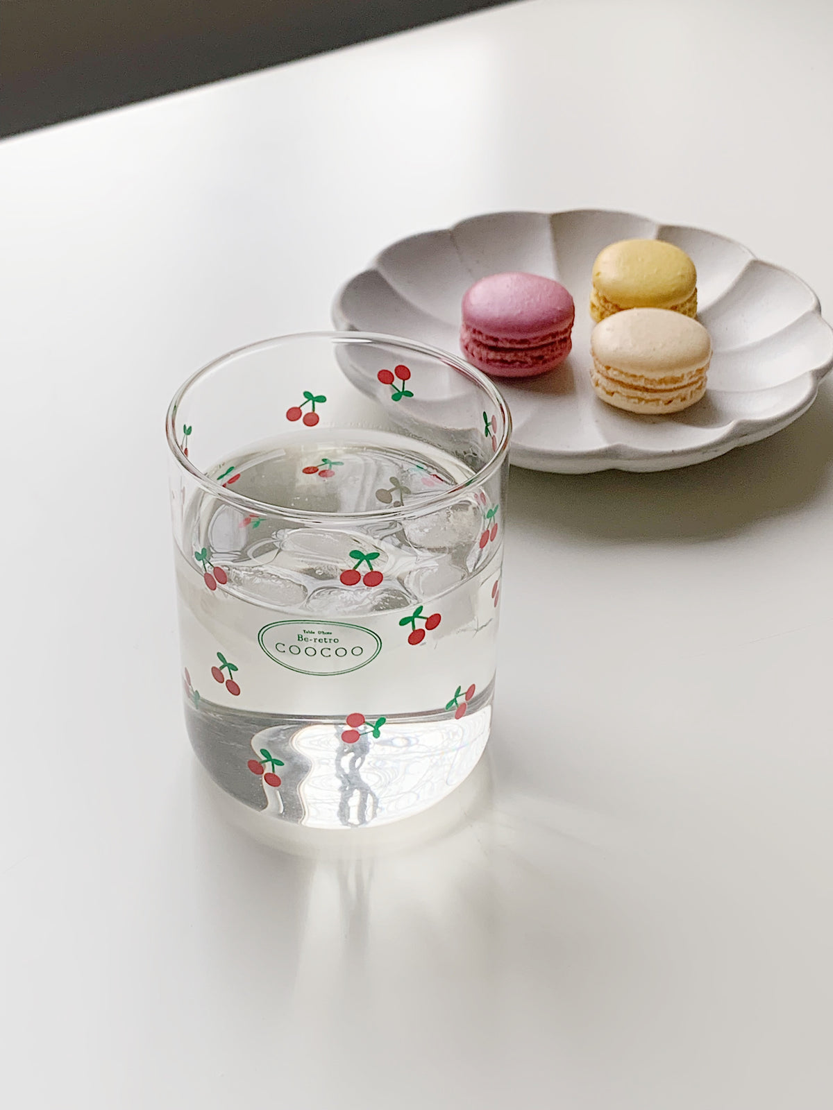 Retro Cherry Glass