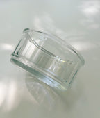 Wide Glass Sauce Bowl