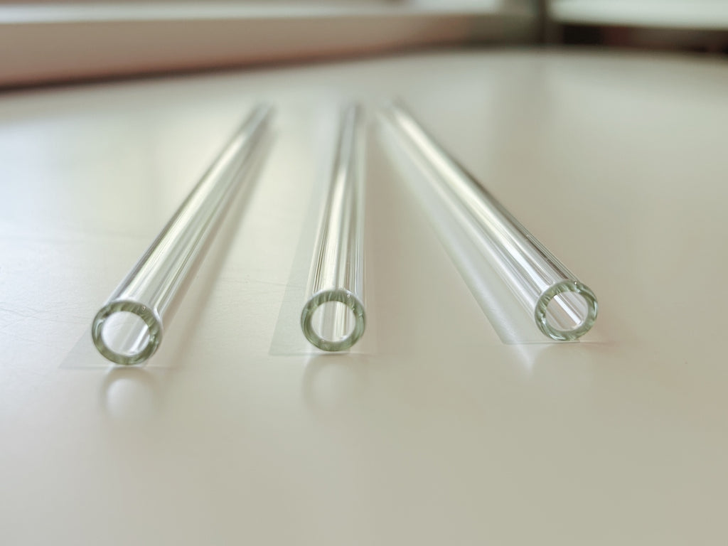 Straight Glass Straw Set (Set of 2)