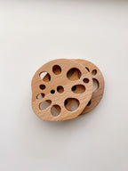 Lotus Root Wooden Rest / Coaster