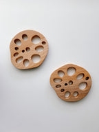Lotus Root Wooden Rest / Coaster