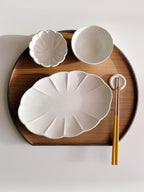 Shinoki Flower - Oval Plate