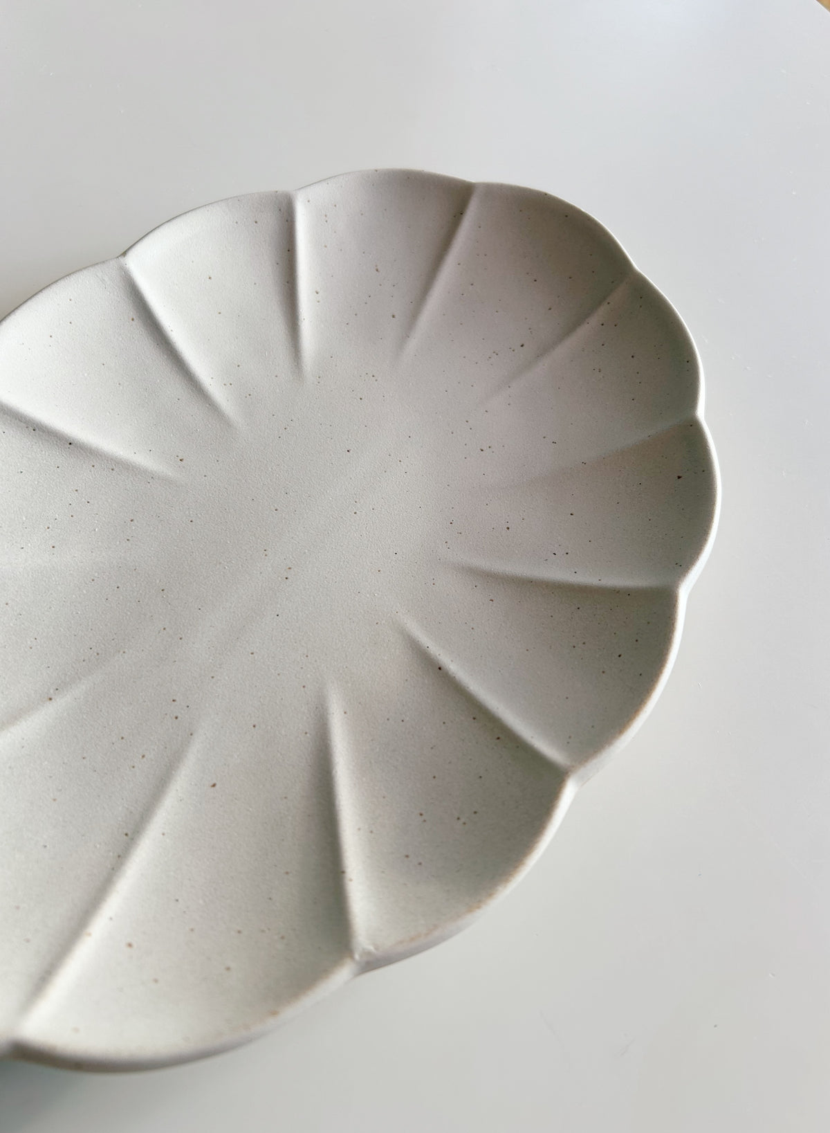 Shinoki Flower - Oval Plate