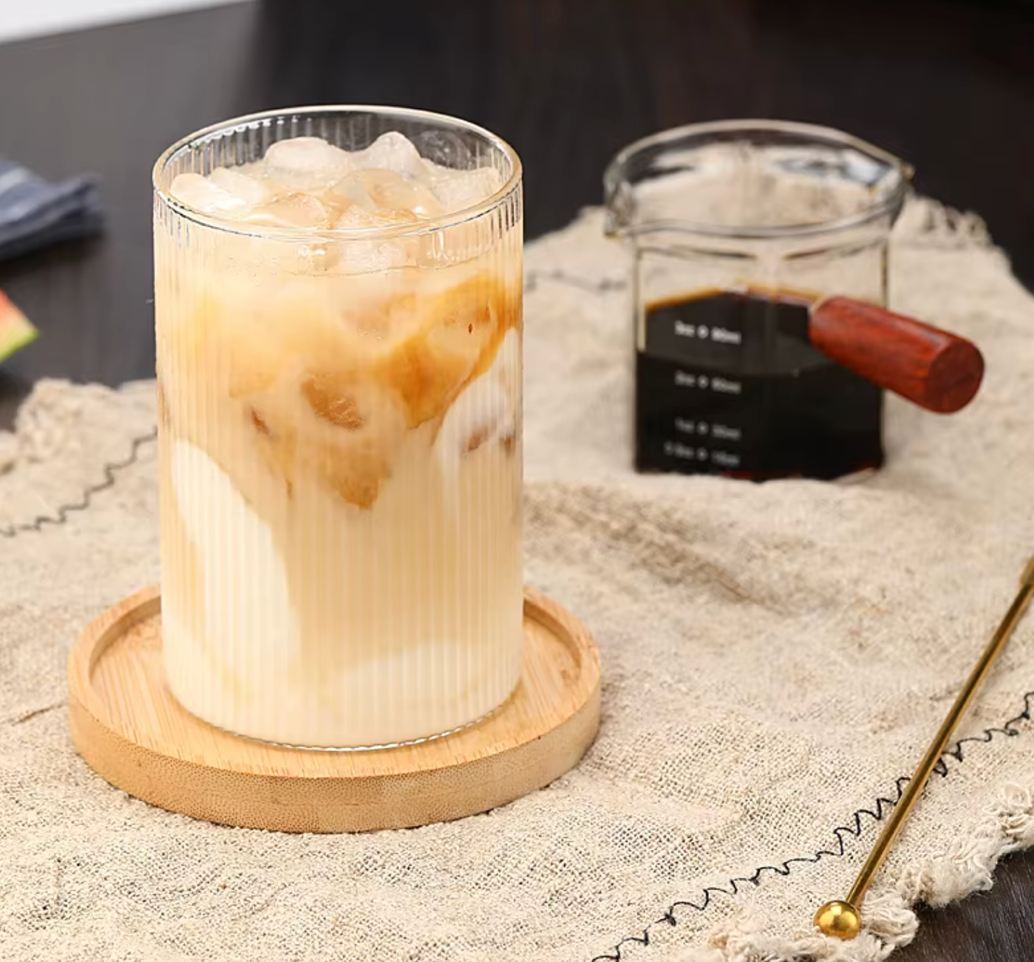 Everyday Ribbed Drinking Glass