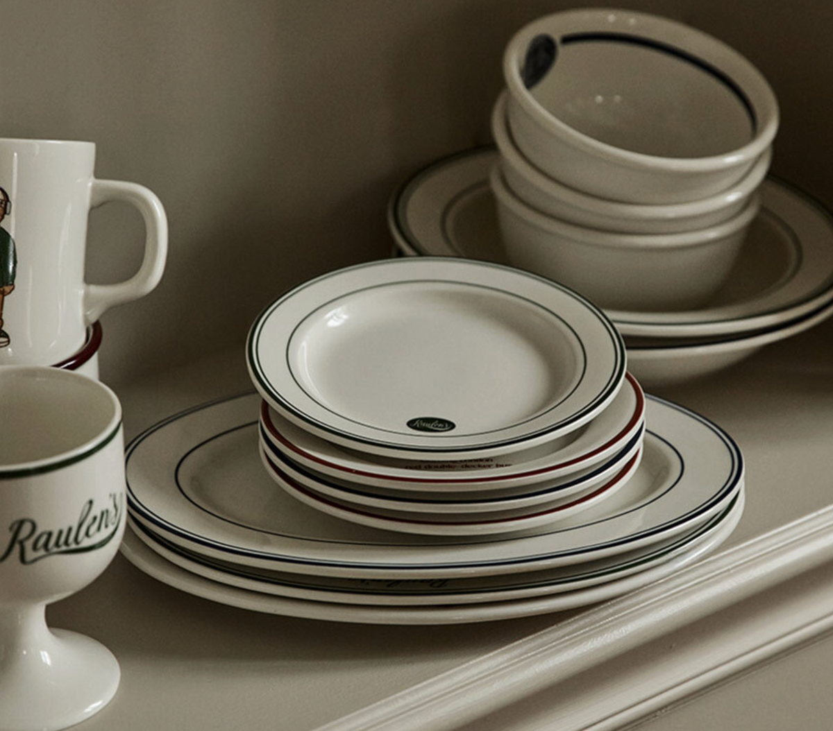 Raulens Green - Round Plate