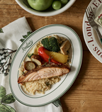 Raulens Green - Oval Plate