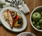 Raulens Green - Oval Plate