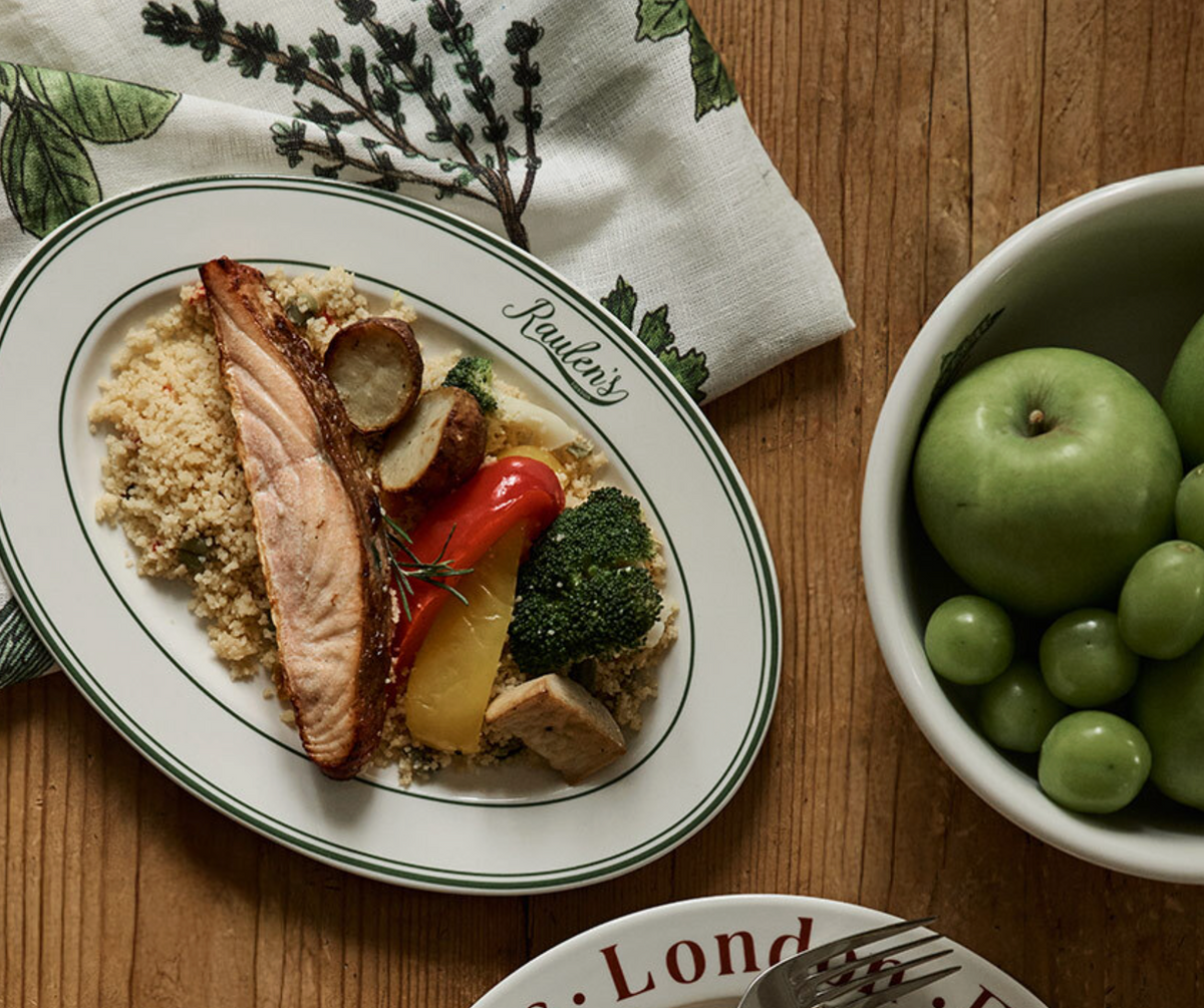 Raulens Green - Oval Plate