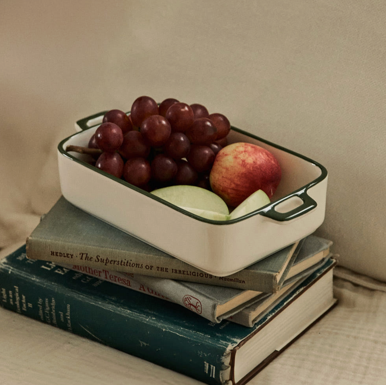 Raulens Green - Double-Handled Rectangular Baking Dish