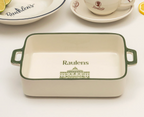 Raulens Green - Double-Handled Rectangular Baking Dish
