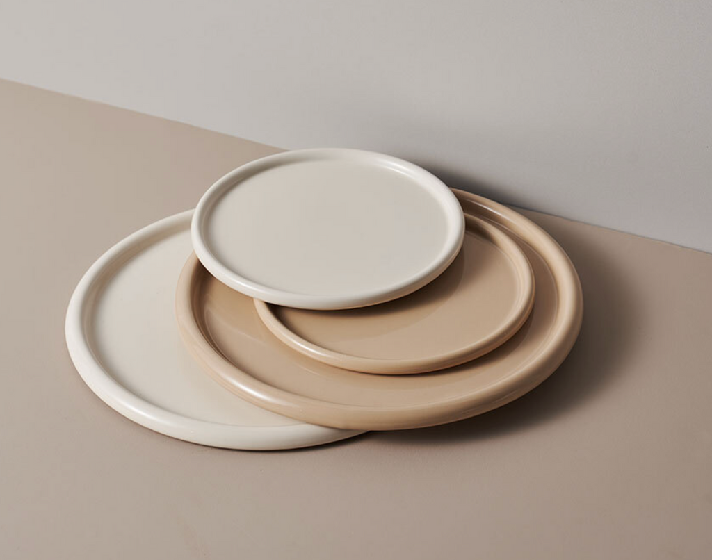 Nube Ceramic Round Plate