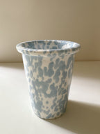 blue speckled tumbler